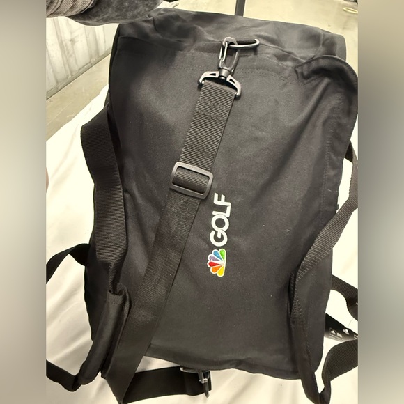 Adidas NBC Golf Logo Black Duffel Bag